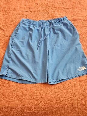 The North Face Light Blue Women's Athletic Shorts